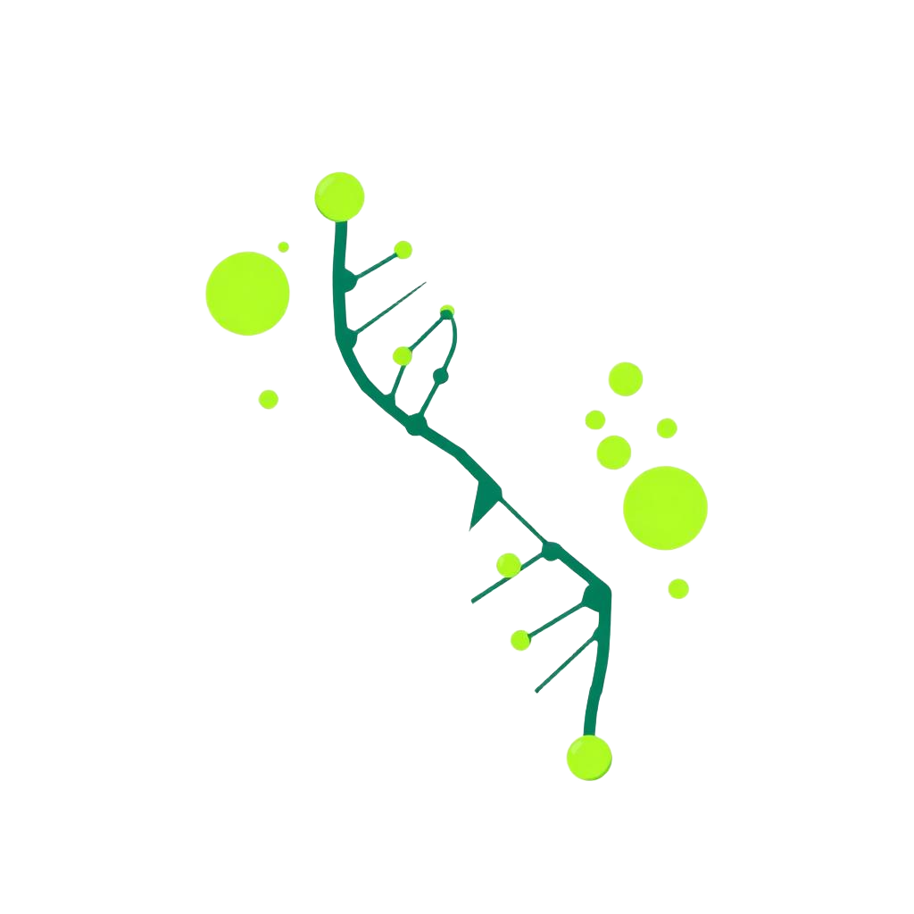 Illustration of biotechnology and bio-science research